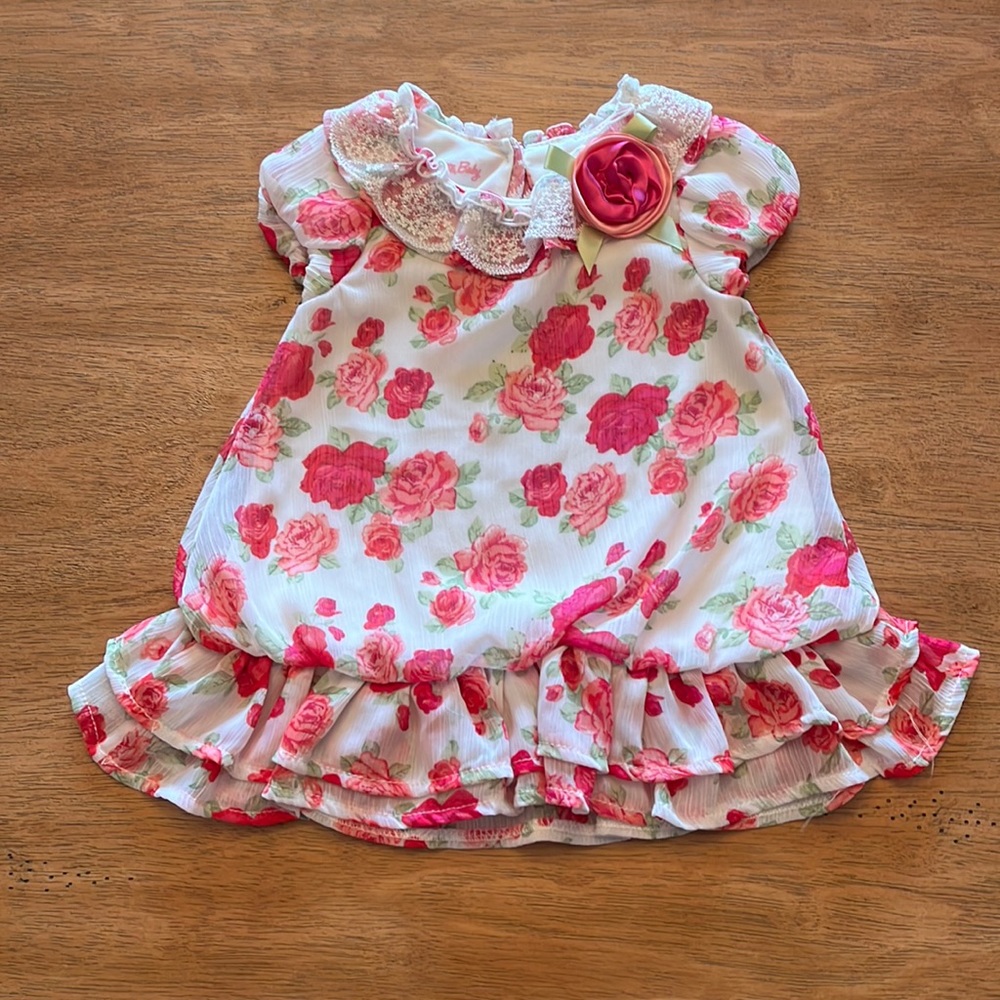 Floral chiffon dress